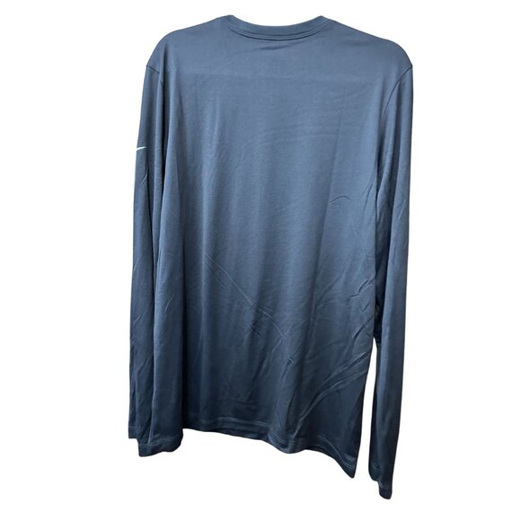 Nike Kansas City Chiefs Dri-Fit Long Sleeve Tee Shirt S Black - Picture 4 of 5